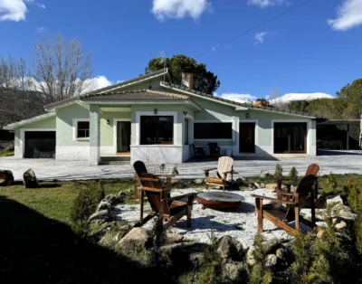 Casa Rascafría : encanto, elegancia y piscina